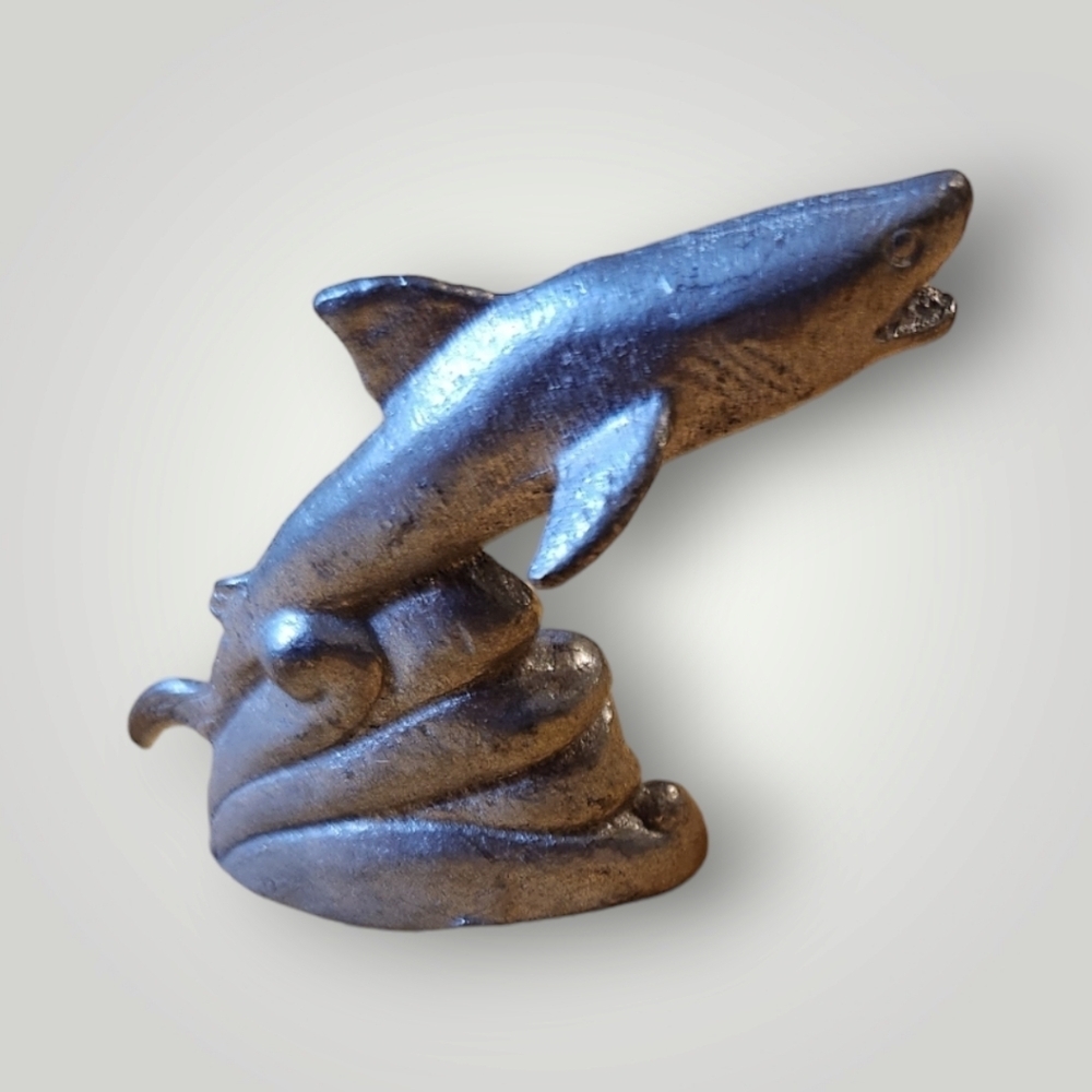 Shark Standing Ornament Vintage 2.5 inches long